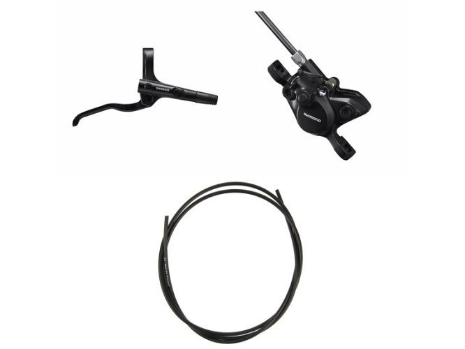 Zestaw hamulcowy Shimano BRMT200KITMT200 Prawa strona/tył Żywiczny bez radiatora Bez adaptera 1700 (czarny)