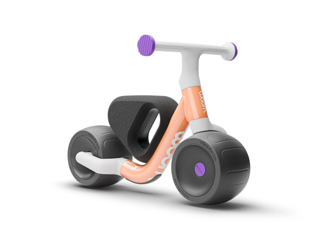 Rowerek biegowy woom Wow pop peach