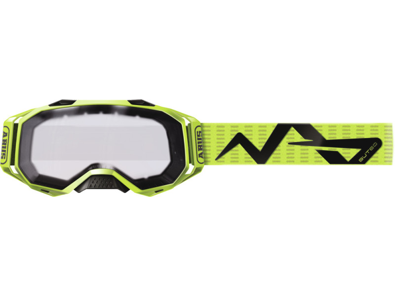 Gogle rowerowe Abus Buteo - neon yellow