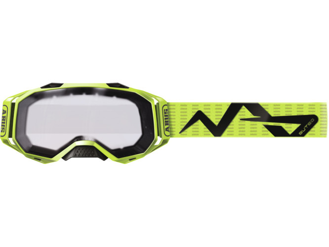 Gogle rowerowe Abus Buteo - neon yellow