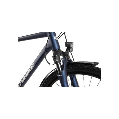 Rower trekkkingowy Unibike Voyager męski granatowy 2025