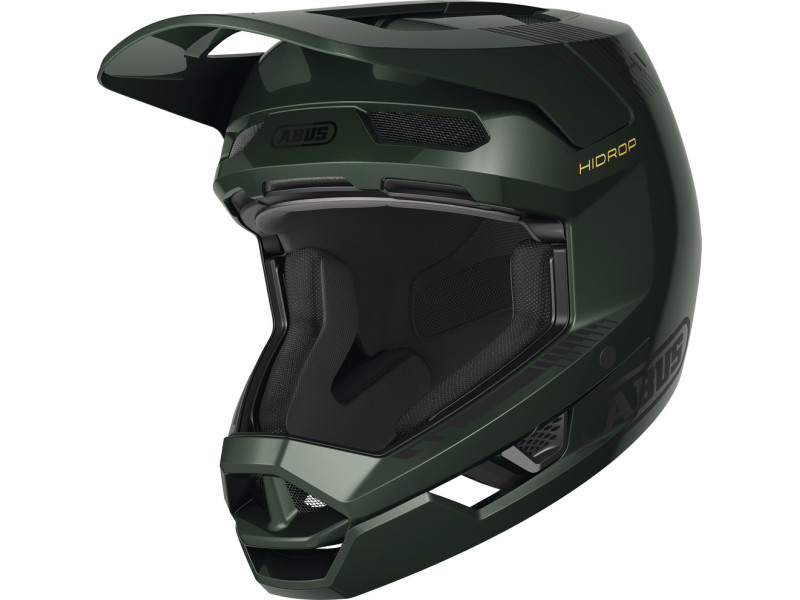 Kask rowerowy Abus Hidrop ciemnozielony - moss green
