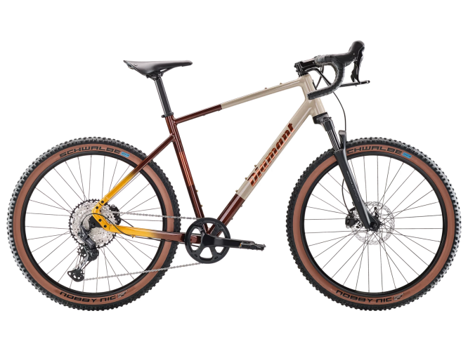 Rower Gravel Diamant 140 (Stepover) mokkaltte duotone 2026