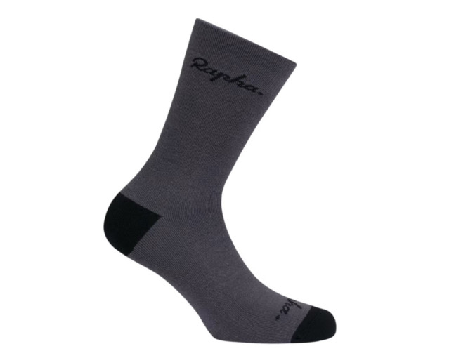 Skarpetki Rapha Merino szaro-czarne