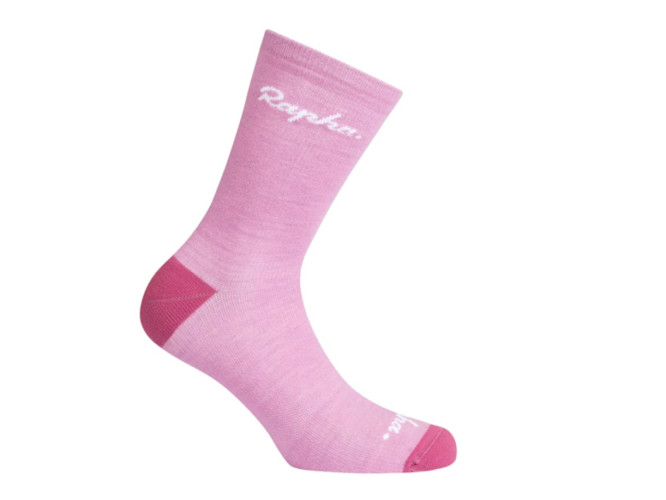 Skarpetki Rapha Merino różowo-białe