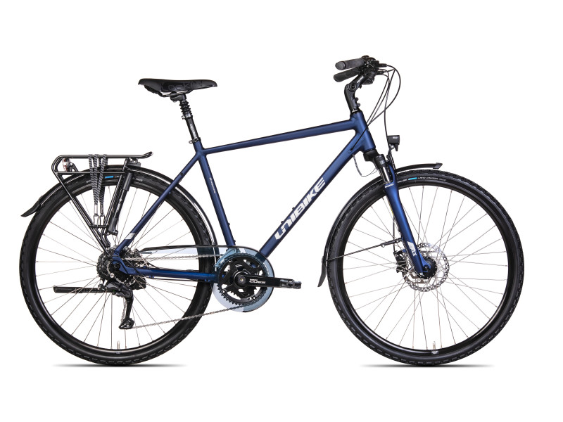 Rower trekkingowy Unibike Voyager męski granatowy 2026