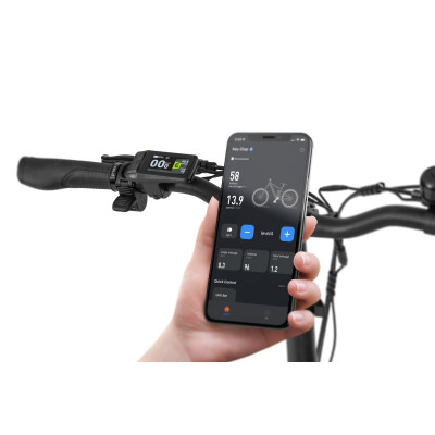 Rower elektryczny składany Ecobike Rhino 17.5Ah arctic white