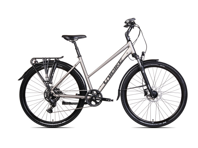 Rower trekkingowy Unibike Explorer damski grafitowy 2026