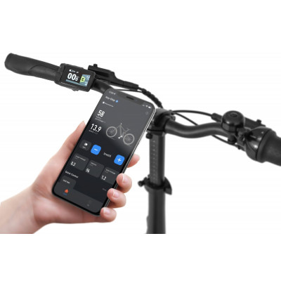 Rower elektryczny składany Ecobike Rhino Cruise 17,5 Ah arctic white