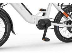 Rower elektryczny składany Ecobike Rhino Cruise 17,5 Ah arctic white
