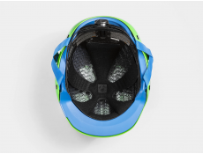 DZIECIĘCY KASK ROWEROWY BONTRAGER JET WAVE CELL VIS GREEN/ROYAL