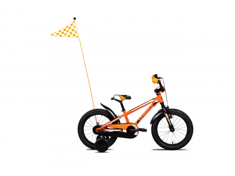 Rower Unibike Viking pomarańczowo-czarny