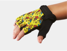 Rękawiczki rowerowe dziecięce Trek żółte